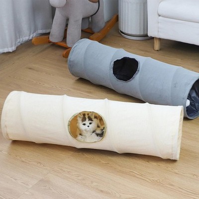 Katzentunnel für Indoor Katzen leichtes Versteck faltbar für Hund Katze Kätzchen