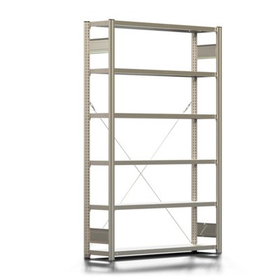 Ordnerregal / Aktenregal / 6 Böden a 80 kg / 2000 x 1285 x 300 mm REGALWERK