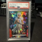 2024 PANINI PRIZM DRAFT PICKS FEARLESS RED ICE #FDM DRAKE MAYE PSA 9