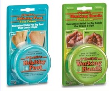 O'Keeffe's WORKING HANDS and HEALTHY FEET Dry Hand Cream Foot Lotion Combo