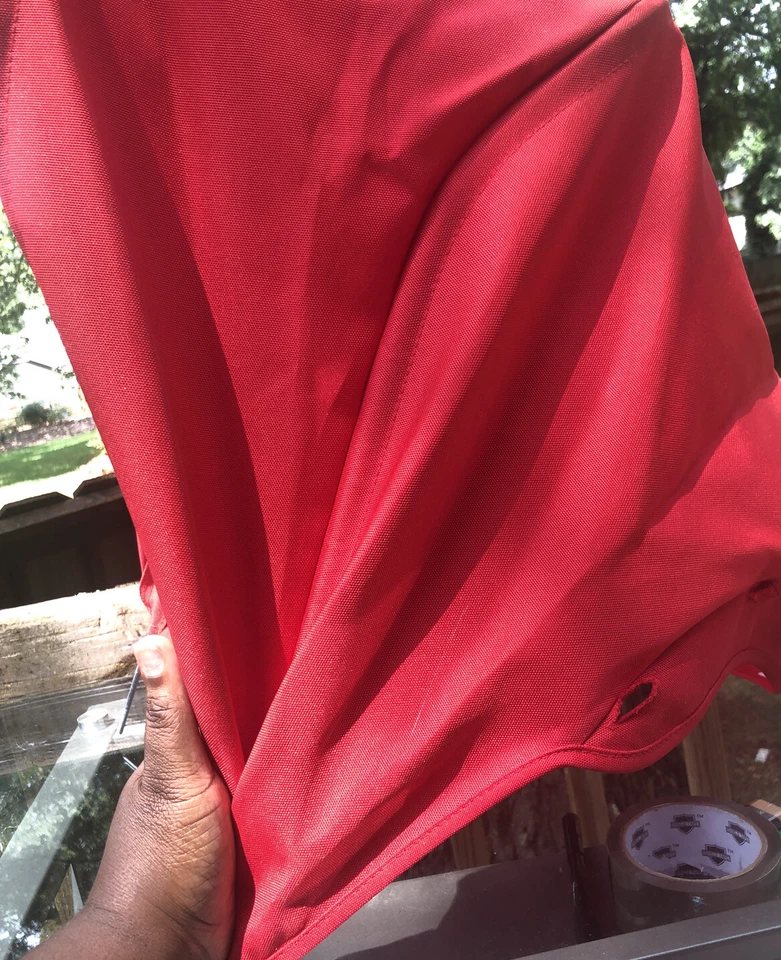 Used Bugaboo Bee Red protective rain cover. - Image 3 of 4