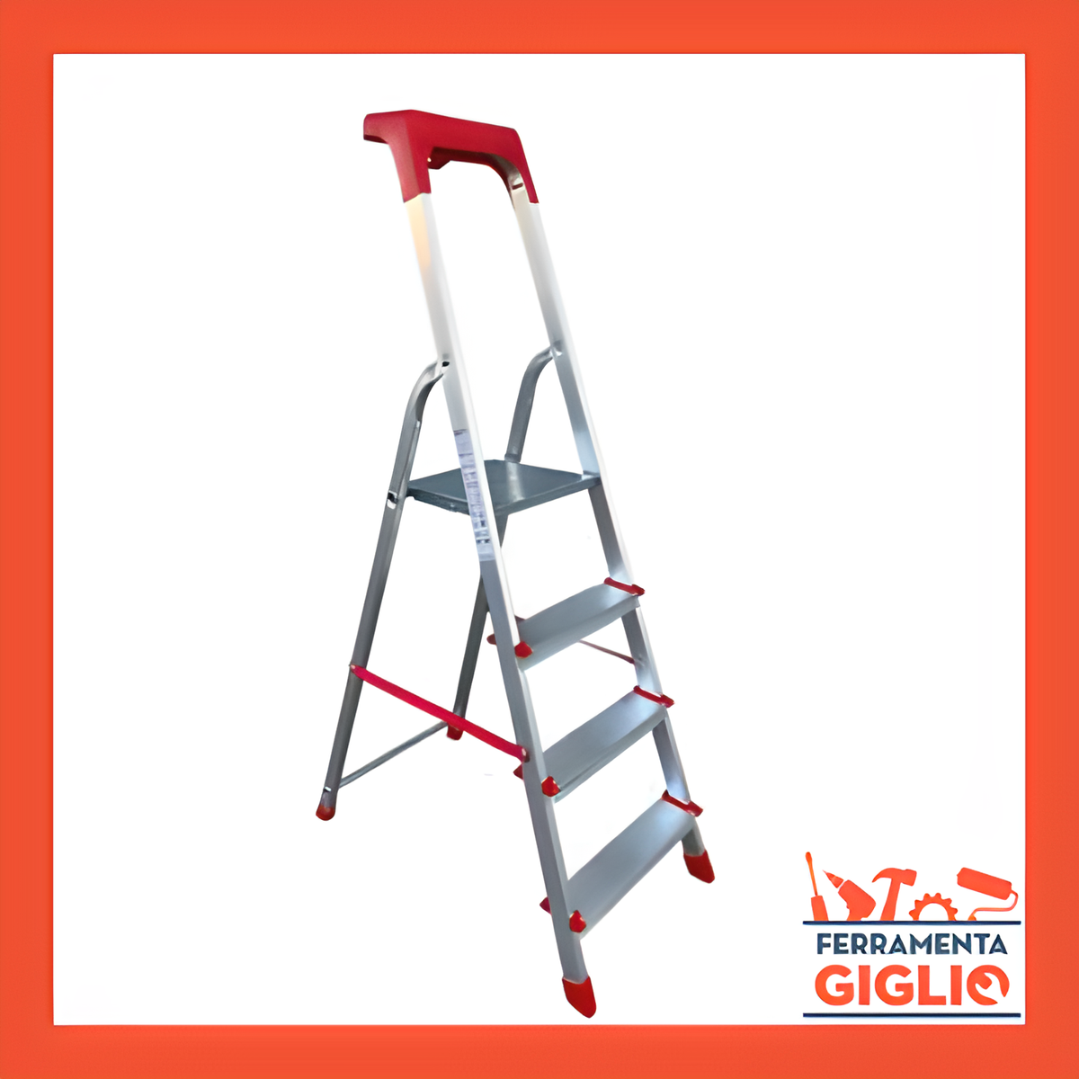 Scaletta Alluminio 3 Gradini - Scalette Di Poppa E Prua - MTO Nautica Store