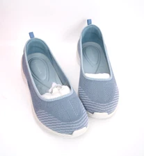 NEW Easy Spirit GEINEE Medium Blue - Sz 9.5W - Knit Walking Shoe - Comfort Arch 