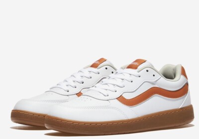 Vans BRAVO MEN'S SNEAKERS V2740 GUM WHITE ORANGE | eBay
