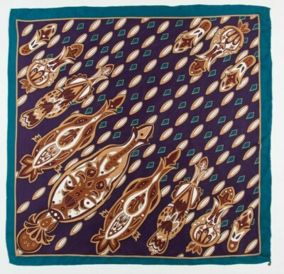Authentic Foulard '' Codello '' / Authentic Silk Scarf