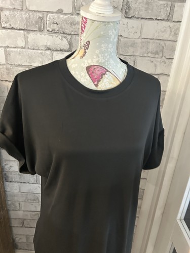 Black T Shirt Dress Size L - Picture 2 of 5