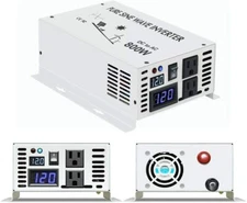 800W Pure Sine Wave Inverter 12V to 120V RV/Home Solar System Off Grid