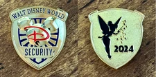 Walt Disney World Security Department Tinker Bell 2024 Badge Challenge Coin