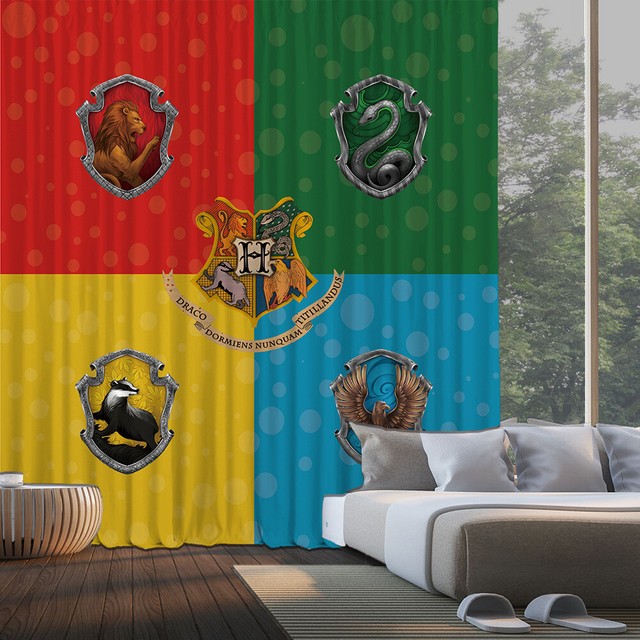 Harry Potter Window Curtains 2 Panels Living Room Blackout UV Block