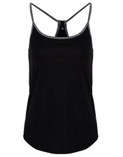 Womens Slim Racer Back Vest Spaghetti Straps Gym Fitness Running Yoga Top