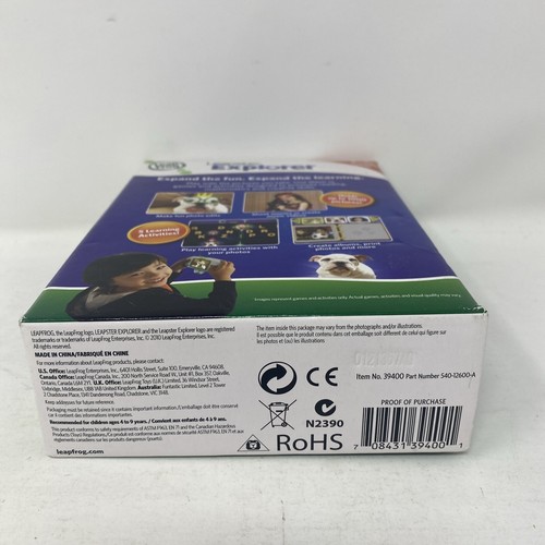 Leap Frog Leapster Explorer Camera and Video Recorder Accessory Part ~ New - Picture 5 of 6