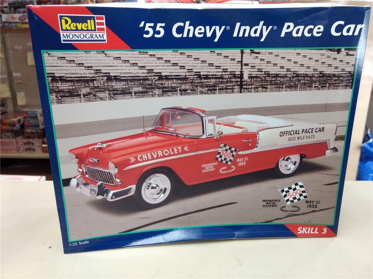 Revell Monogram 2496 '55 Chevy Indy Pace Car model kit | eBay