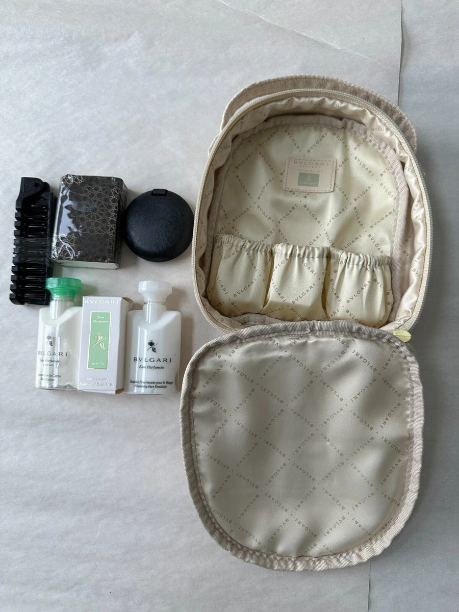 New Emirates Business Class BVLGARI Amenity Kit eBay
