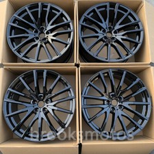 22 New Gloss Black Wheels Rim Fit 2019 Bmw X5 2020 X6 742 22x9.5 22x10.5