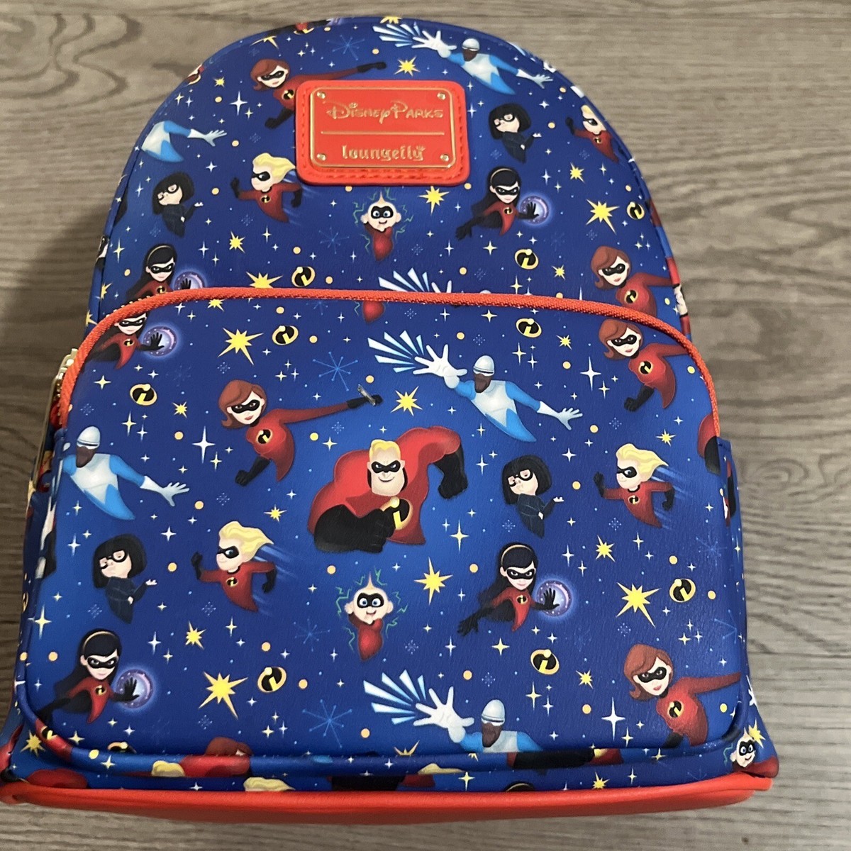 New 2022 Disney Parks Loungefly The Incredibles AOP Mini 