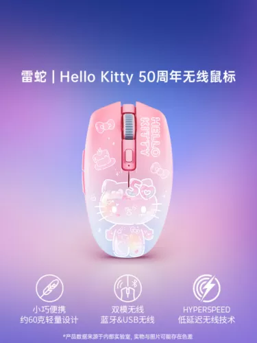 Razer x Sanrio Hello Kitty¹ Blackwidow TKL Mechanical Keyboard & Mouse Combo - Picture 3 of 8