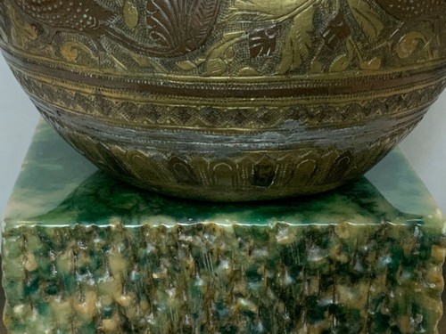 18th Century Ganga Jumna Lota Vessel/Pot/vase India - Picture 11 of 12