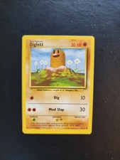 Pokémon TCG Diglett Base Set 47/102 Regular Unlimited Common
