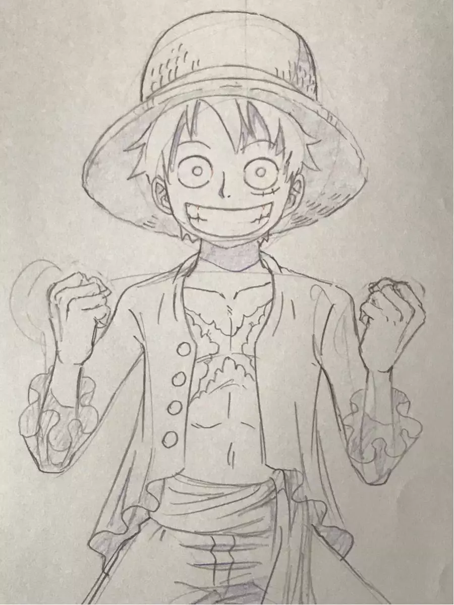 HOW TO DRAW LUFFY 