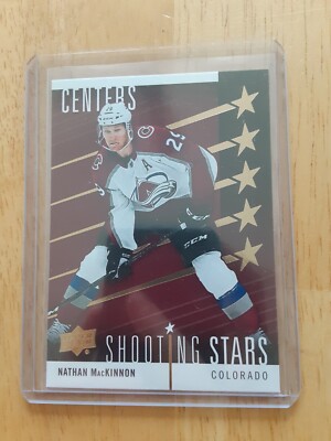 2019-20 Upper Deck Nathan Mackinnon Shooting Stars Red #SSC-5 Avalanche