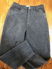 TALBOTS Gray Pants Size 8P Cotton/Poly