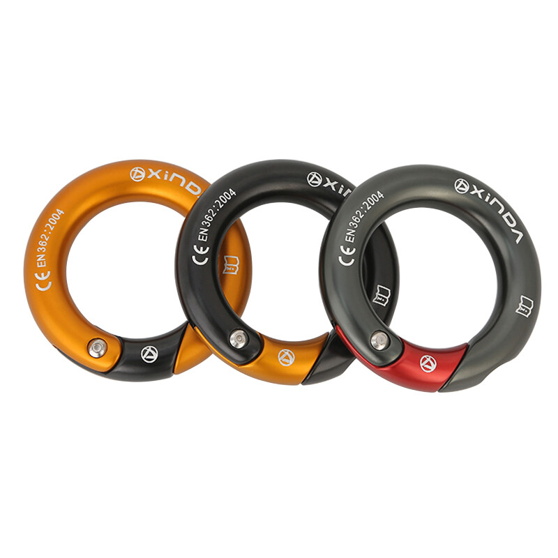 Anillo de rappel abierto cerrado 23 kn para escalada arborista montañismo rescate CE