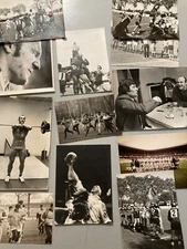 Originale lot 11 Belle Photo Presse 1970 Rugby XV De France Sport Tampon Noir B