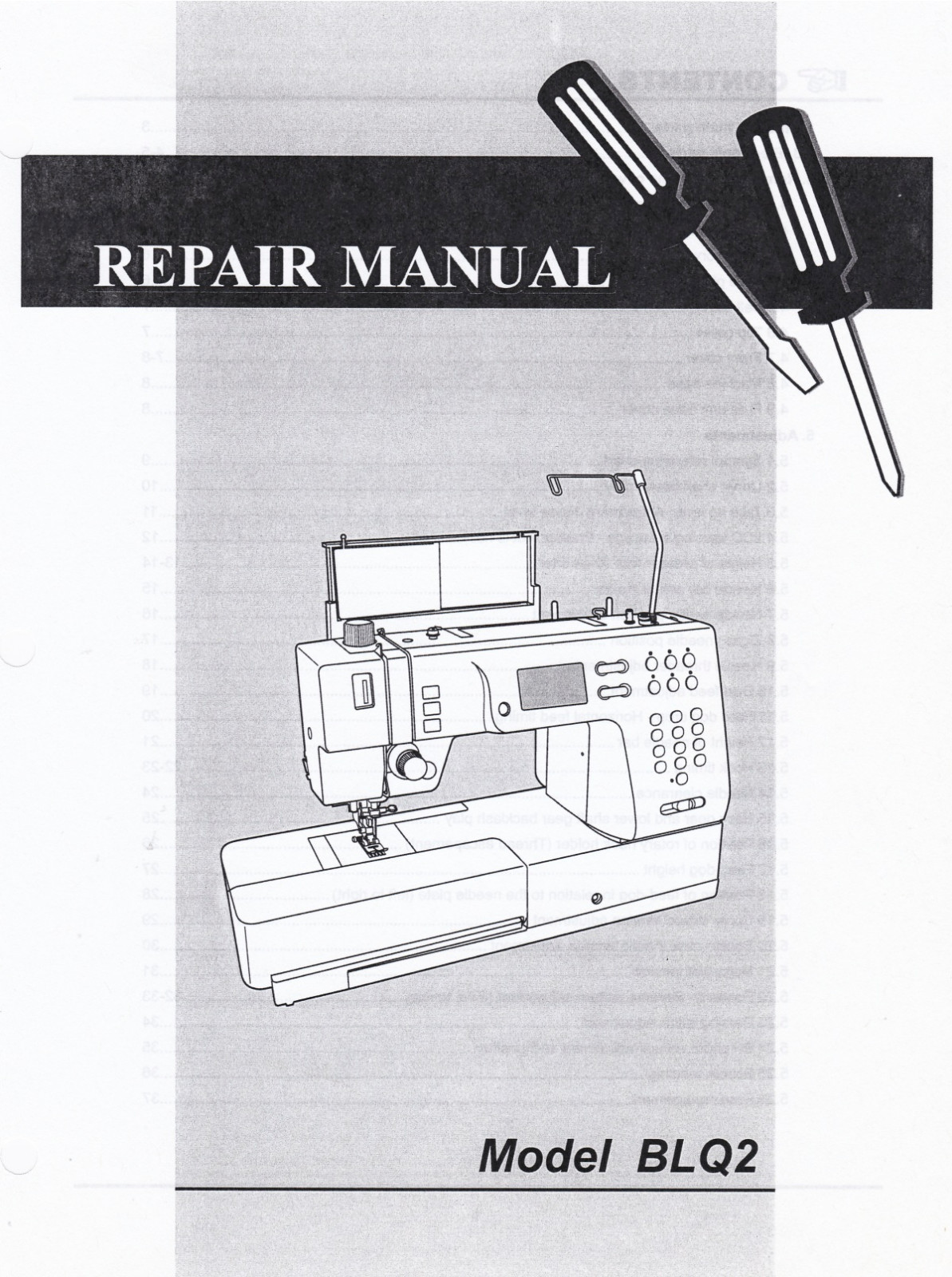 Baby Lock BLQ2 Quest Operating & Ref.manuals or Service & Parts * CD eBay