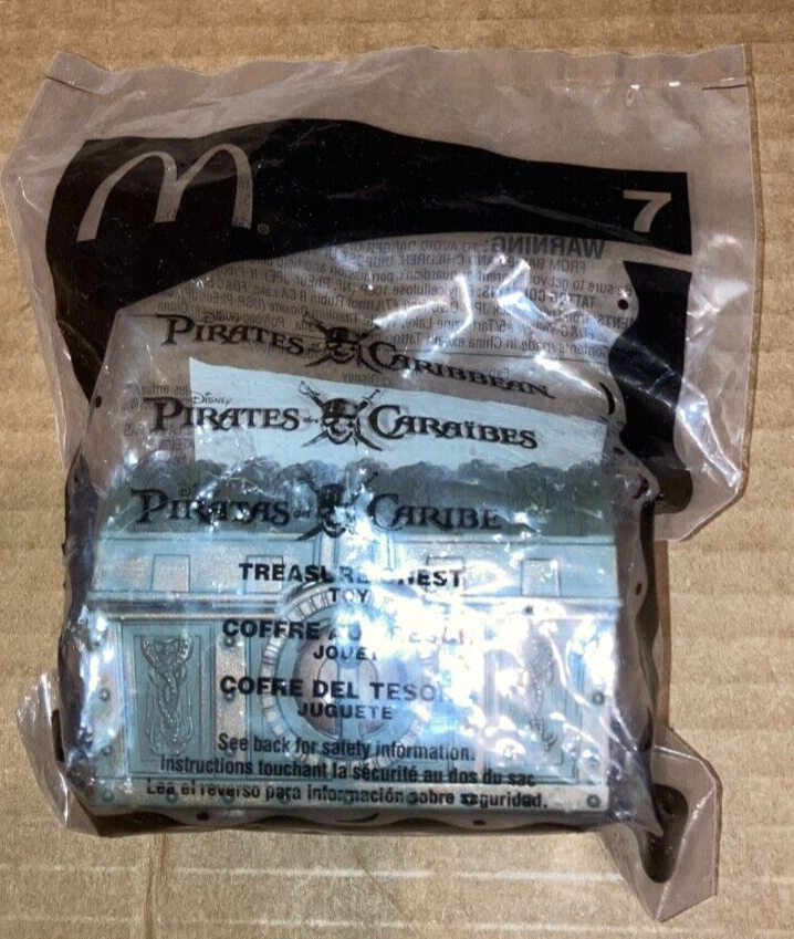 2006 Pirates of the Caribbean McDonalds Happy Meal Toy - Treasure Chest #7