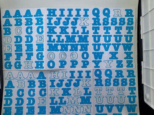 Creative Memories BOLD Large 1” ABC Alphabet All Caps Color Stickers YOU PICK - Picture 30 of 47