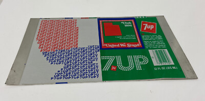 Utah Abgerollt Aluminium  7 Up  Kann 1959 States- United We Ständer