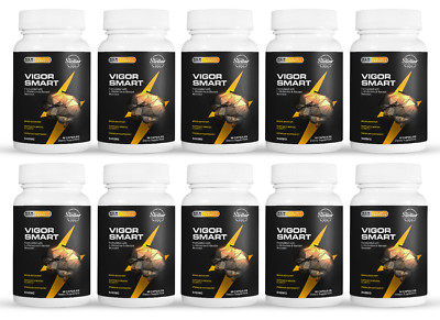 10 Pack Vigor Smart, helps concentration and focus-60 Capsules