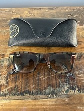 Ray-Ban RB 2140 Special Series 6 Wayfarer Sunglasses Gray Cubism Gradient Used