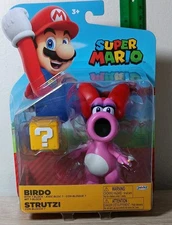 *FREE SHIP* 4" BIRDO + ? BLOCK Super Mario World of Nintendo Jakks Pacific
