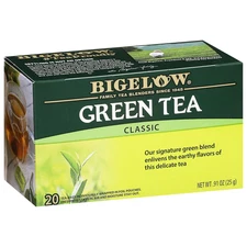 Bigelow Tea Classic Green Tea, Caffeinated Tea, 20 Count Box (Pack of 6), 120 To