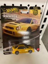 Hot Wheels Subaru Impreza WRX STi Yellow Thrill Climbers FPY86-961 Q 1/64