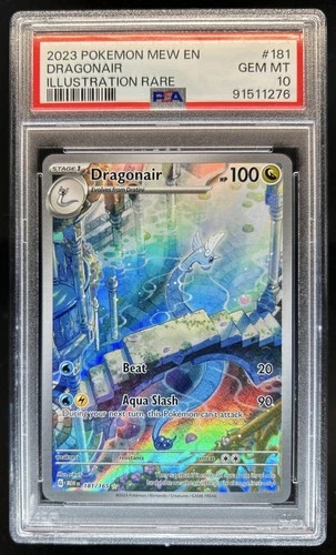 2023 Pokemon SV 151 Dragonair Illustration Rare #181/165 PSA 10 GEM MINT