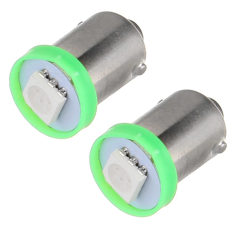 20PCS Green 1-5050-SMD LED Bulb Ba9s Instrument Dash Light Gauge Lamp For Ford - Image 4 of 4