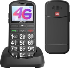 Uleway 4G Big Button Mobile Phone for Elderly Easy Use Basic SIM Free Unlocked
