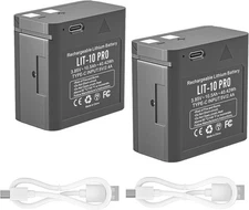 2-Pack Rechargeable Battery 10500mAh for SPY PIONT Trail Camera LM2  Link-Micro