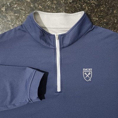 Peter Millar Perth Emory Performance Stretch 1/4 Zip Pullover Golf Mens XXL