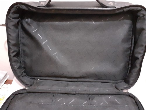 Samsonite Black Executive Work Soft Compact Briefcase Work Travel Laptop Bag - Afbeelding 9 van 13