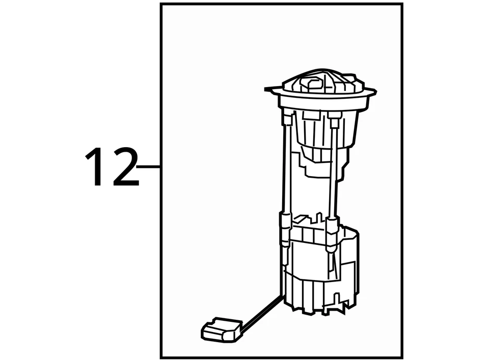 Fuel Pump New Style 6 Lug Wheel Pump Fits 19-23 DODGE 1500 PICKUP 2715976 - Imagem 4 de 4