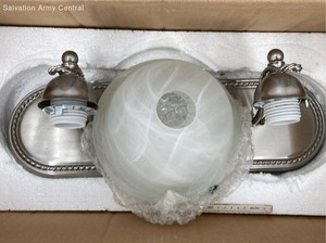 Progress Lighting Silver Home Decorative Collectible Wall Fixture In Box