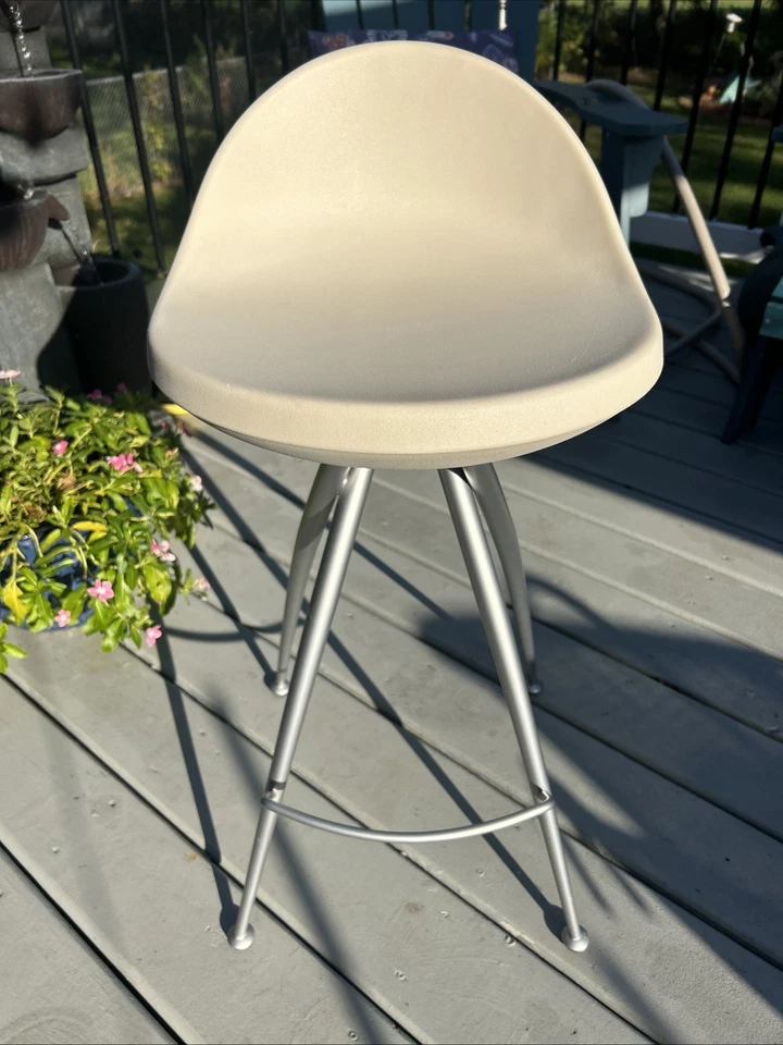 MIdj “Egg”Stools With Spider Legs Designed Roberto Foschia 1990’s Preowned - Image 2 of 4