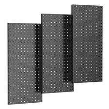 3-Pack 12x24 inch Metal Pegboard Panels for Garage Wall Tools Organizer