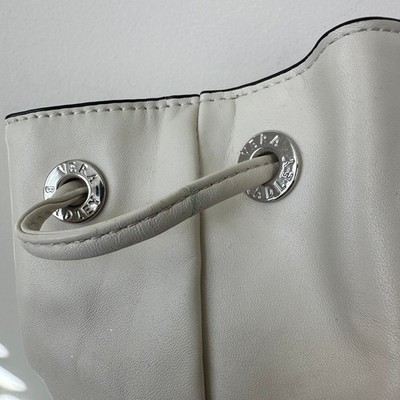 Vera Bradley Vegan Faux Leather Off White Drawstring  display picture 3