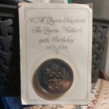 Royal Mint The Queen Mothers 90th Birthday &pound;5 Coin