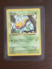 Weedle [1st Edition] #69 Prices | Pokemon Base Set | Pokemon Cards