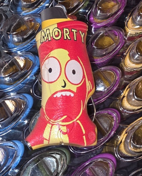 Sleeve Smoking Tool Fits Bic Lighters Rick Morty 5 Designs